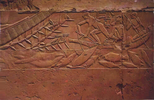 Sakkara. Relief w mastabie