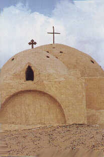Część klasztoru koptyjskiego....